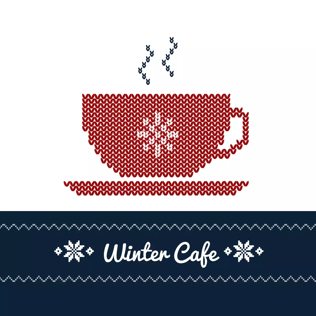 Red Traditional Cafe Invitation Banner