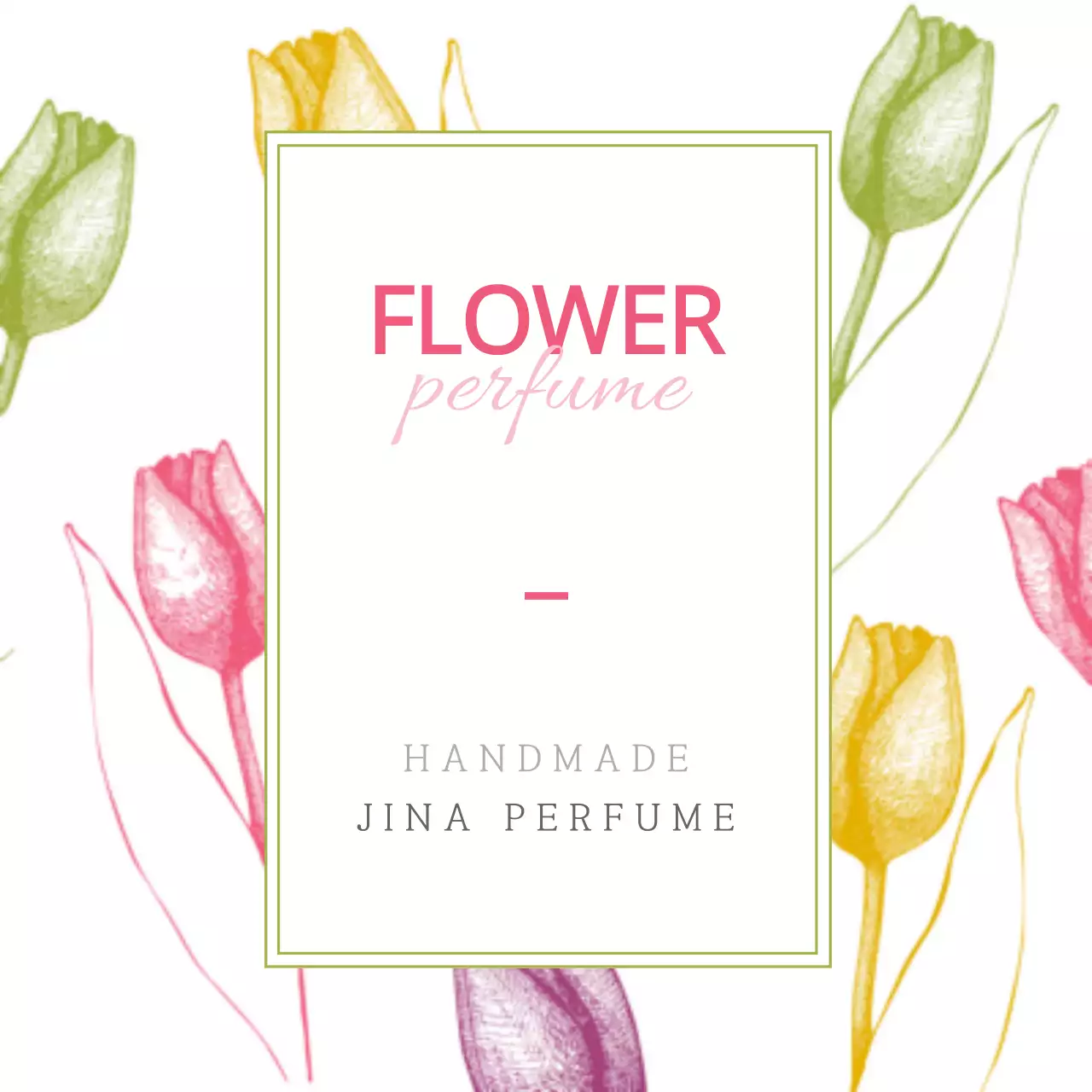 Spanduk Iklan Parfum Bunga Pink