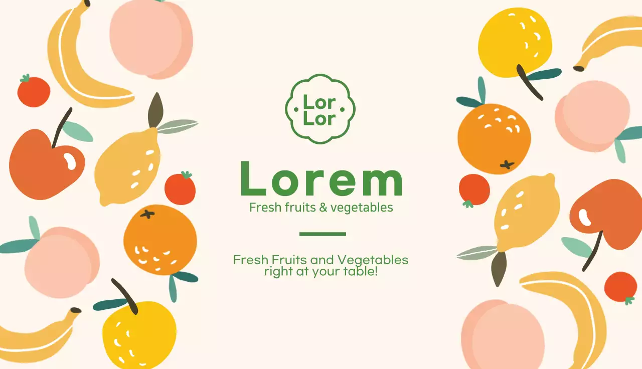 Ilustrasi hijau penjual sayur buah yang lucu