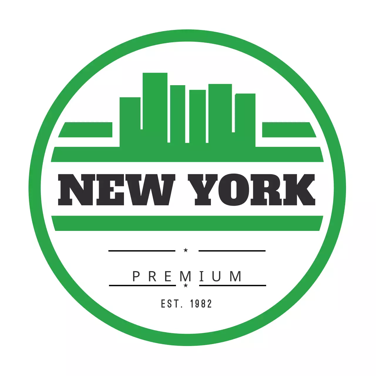 Green Classic City Logo