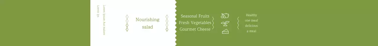 Kotak makan siang ikon sederhana berwarna hijau