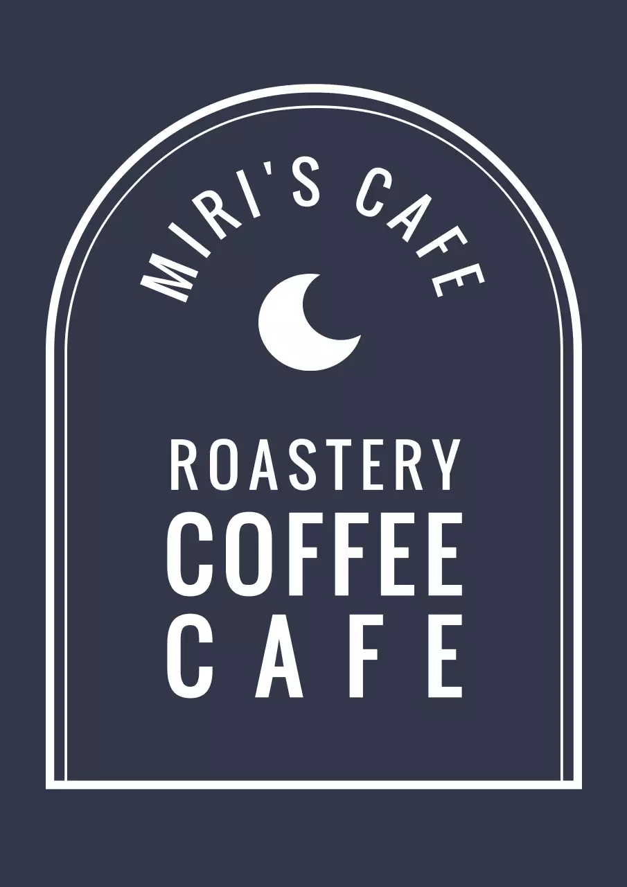 Hiasi dengan logo kafe klasik