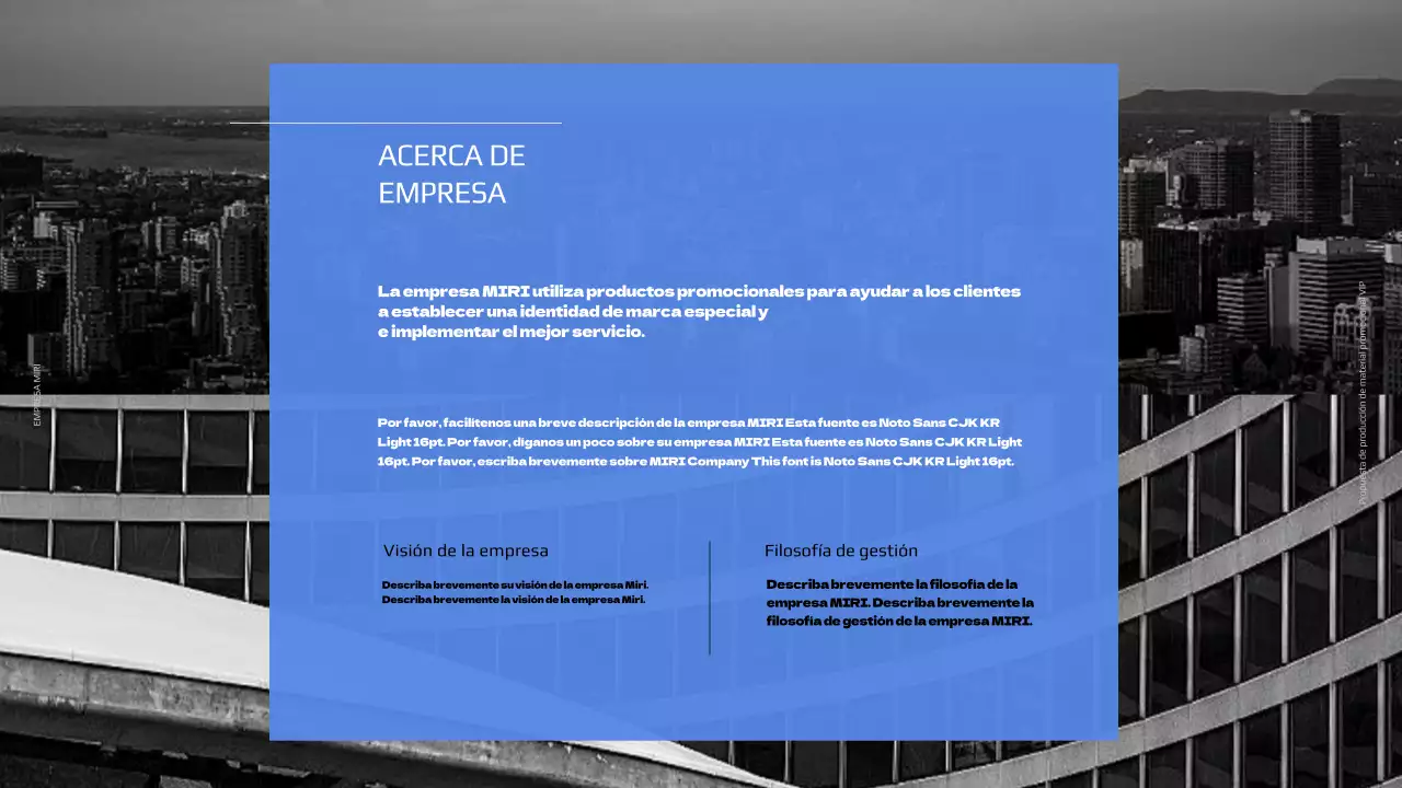 Propuesta de pieza promocional VIP en tonos azules