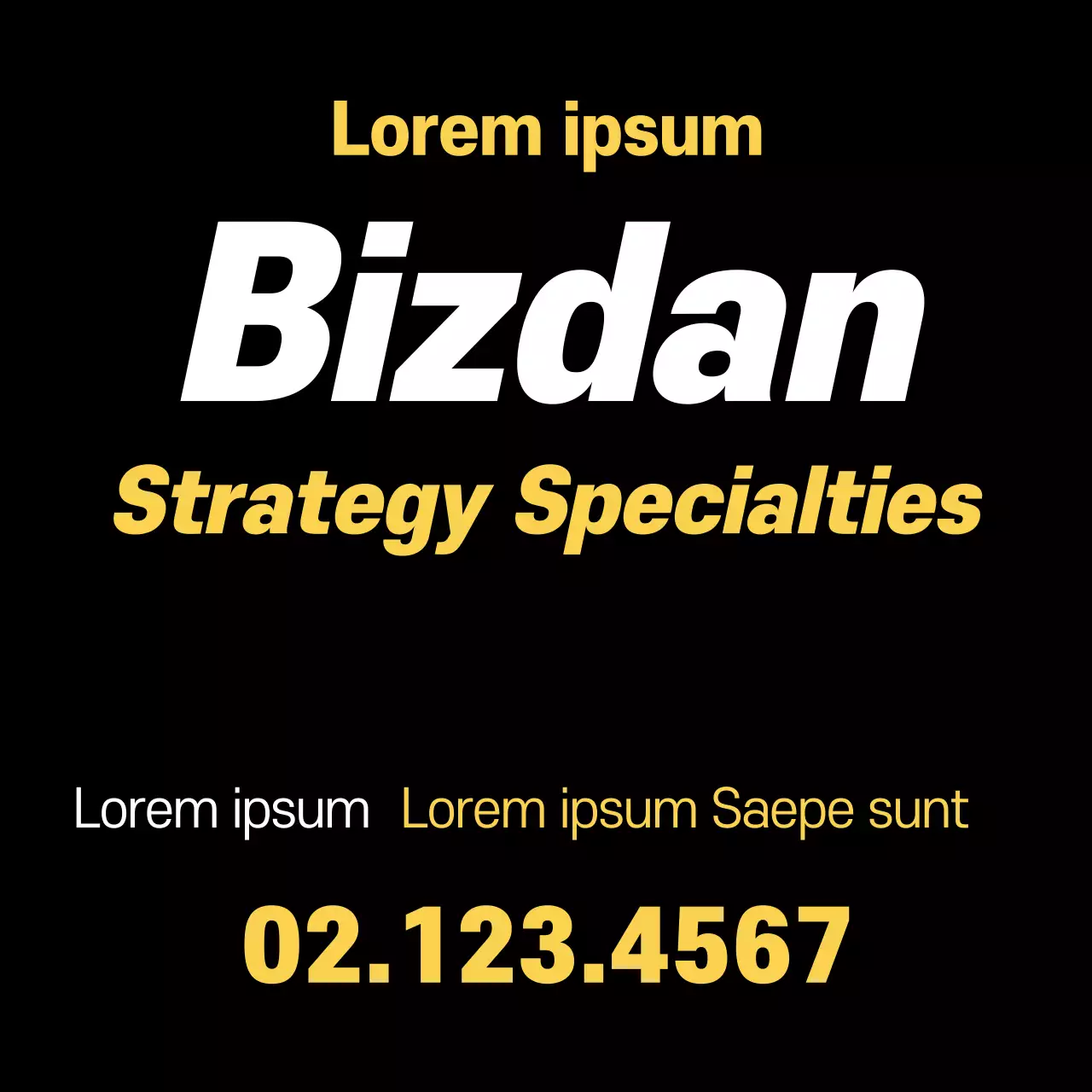 Black Modern Business Card Banner