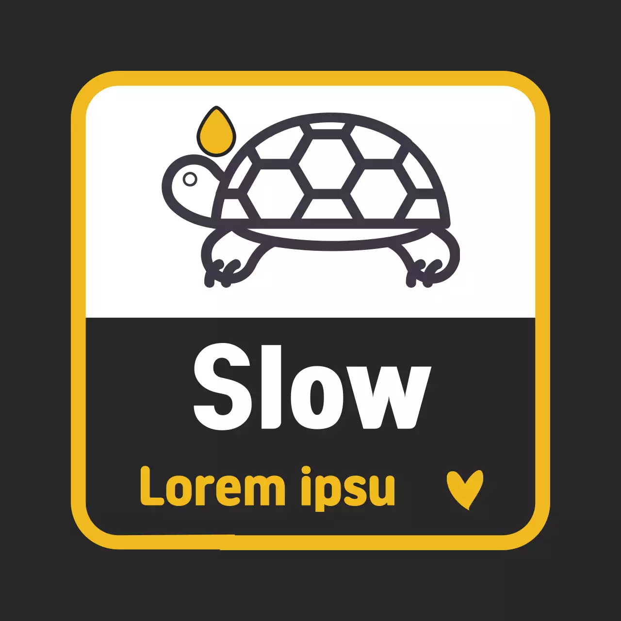 Yellow Black Readable beginner driving instructions