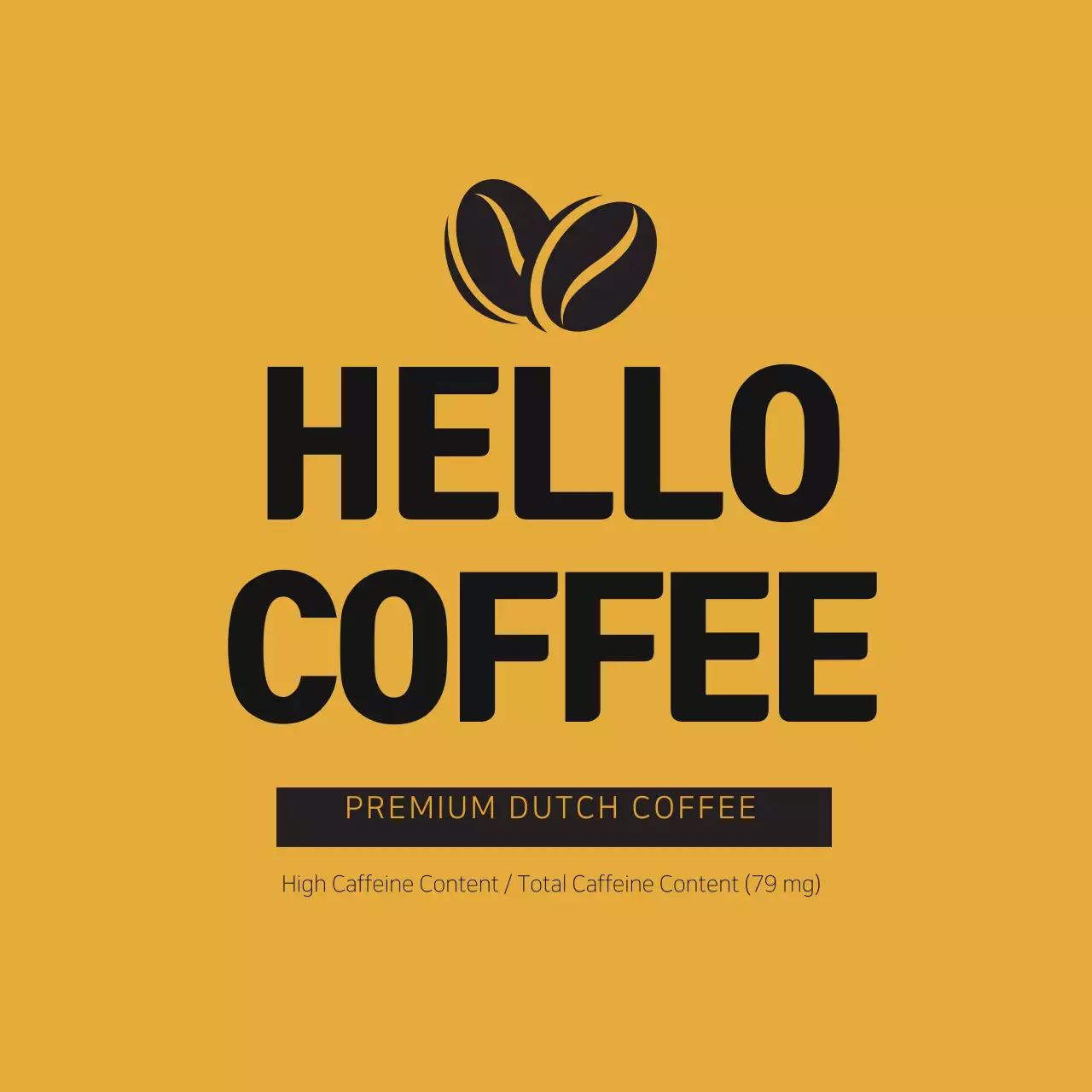 Stiker Label Kopi Belanda