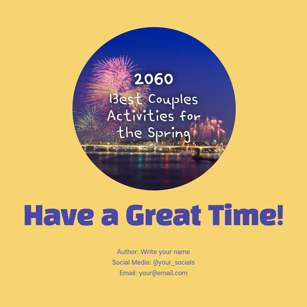 Blue Trendy Couples Guide Instagram Carousel