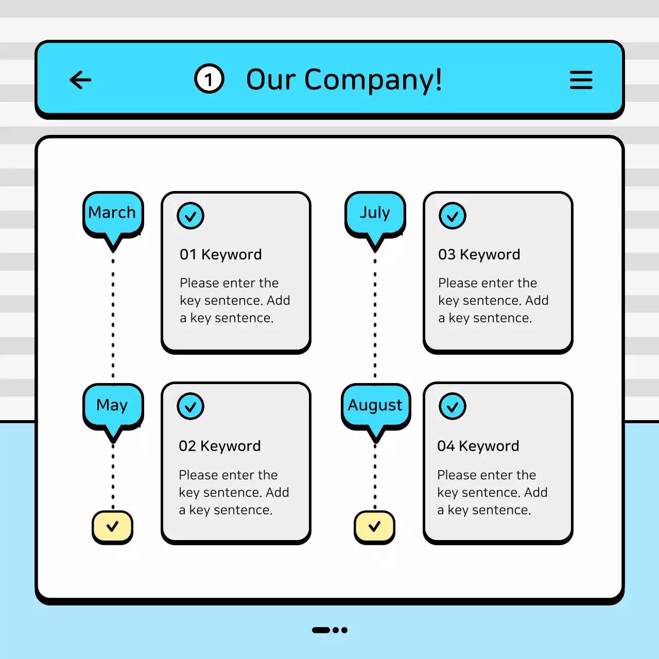 Blue Modern Marketing Report Instagram Carousel