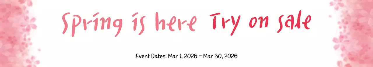 Banner de promoção de primavera com flores rosa