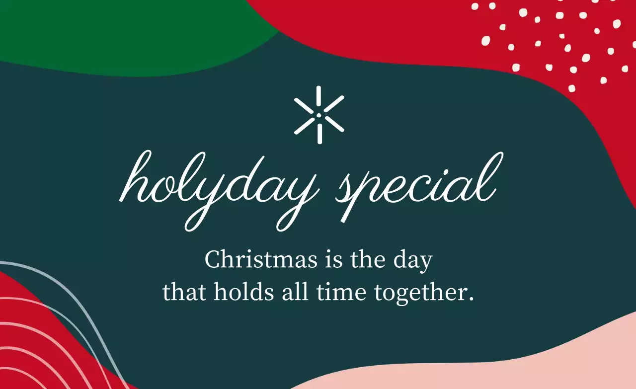 Green Red Colorful Christmas Gift Labels