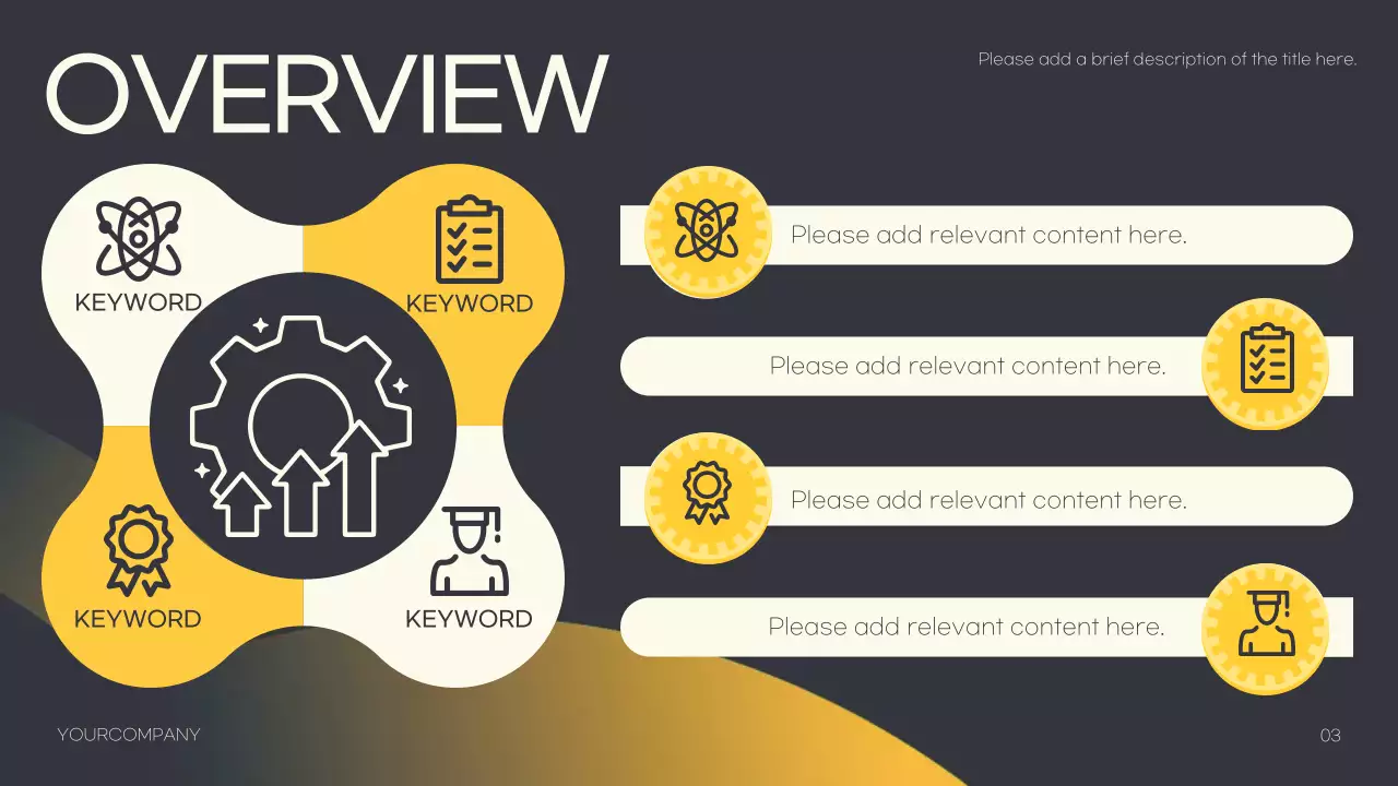 Yellow Abstract Business Plan Presentation