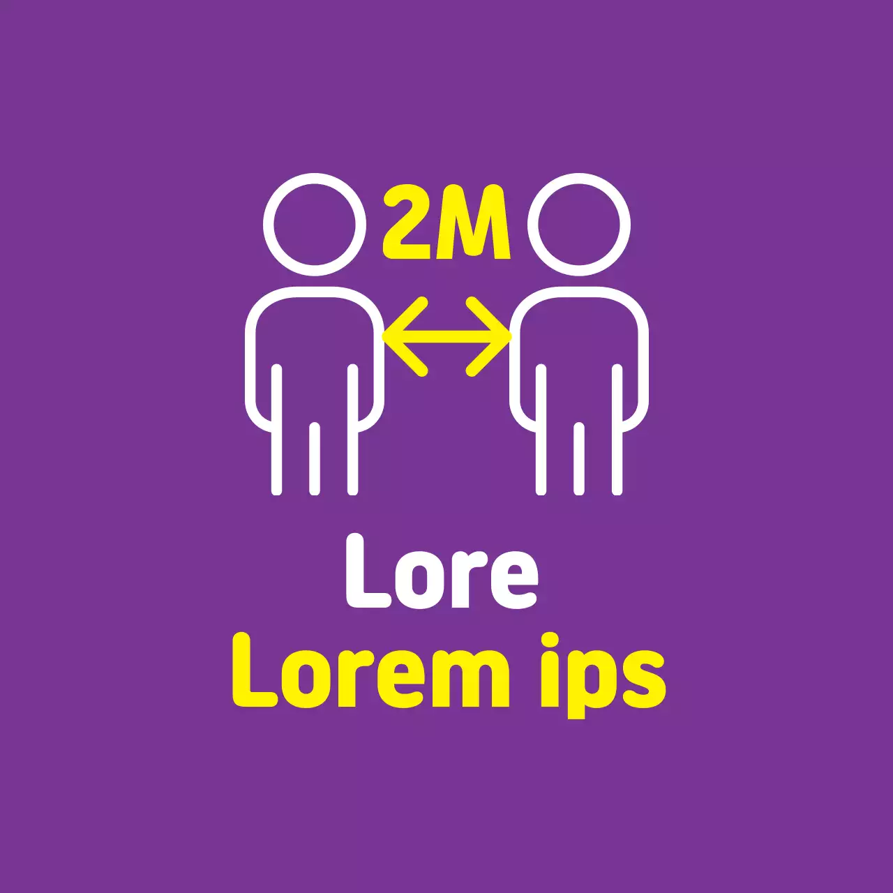 Purple illustration clean corona quarantine