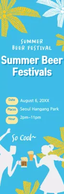 Banner do evento Blue Tropical Beer