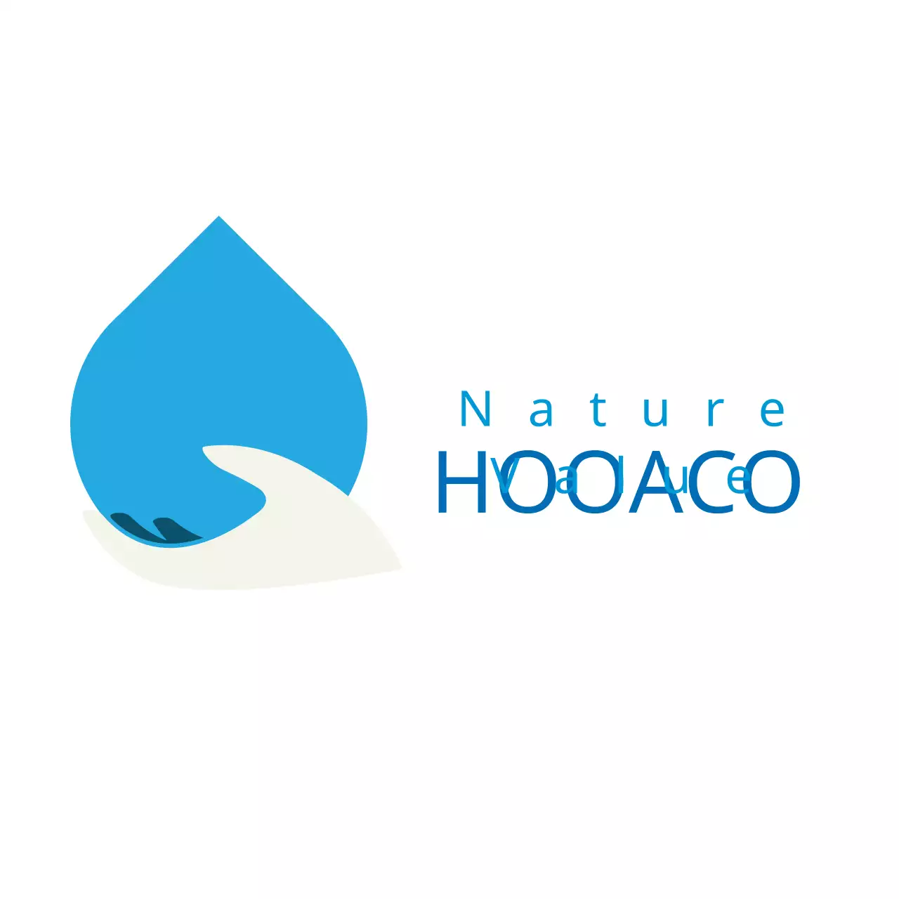 Blue Minimal Nature Logo