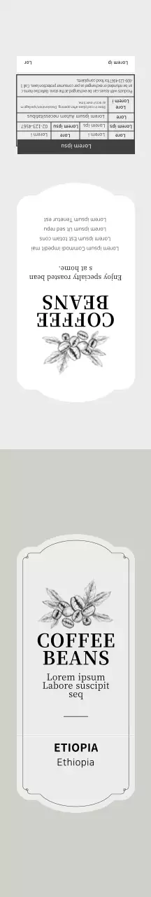 Kemasan biji kopi Vincci Cafe bergambar hijau limau