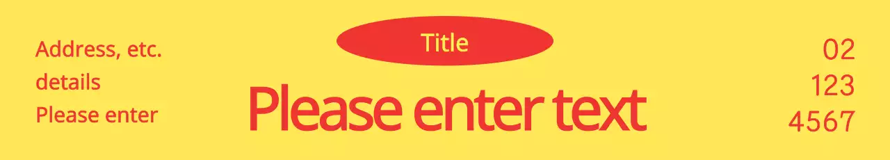 Banner de formulário de inscrição simples amarelo