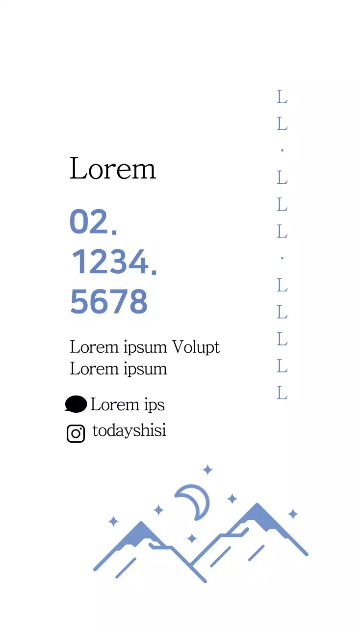 Danh thiếp cắm trại tối giản của Navy