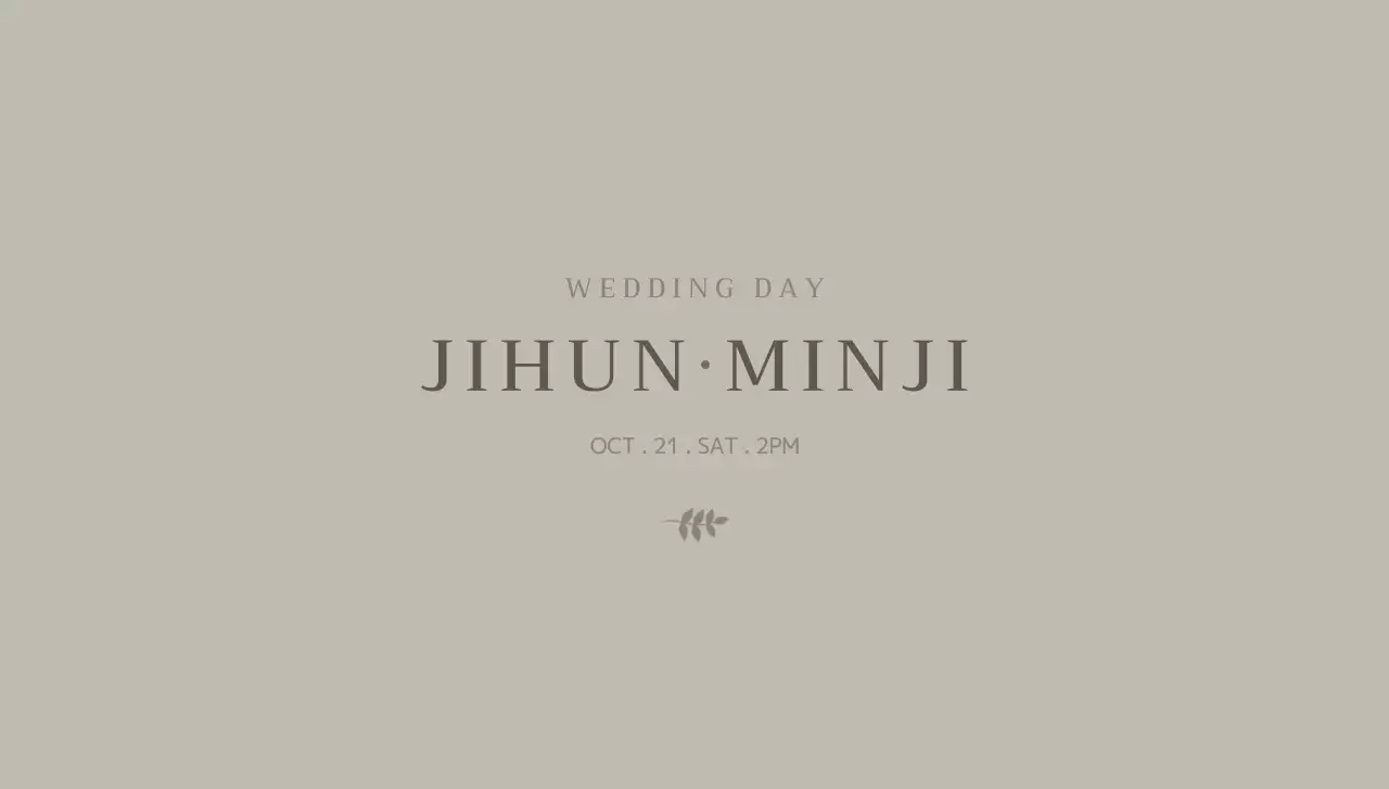 Wedding invitation envelopes with a simple design featuring botanical illustrations in muted colors and the bride and groom's names.