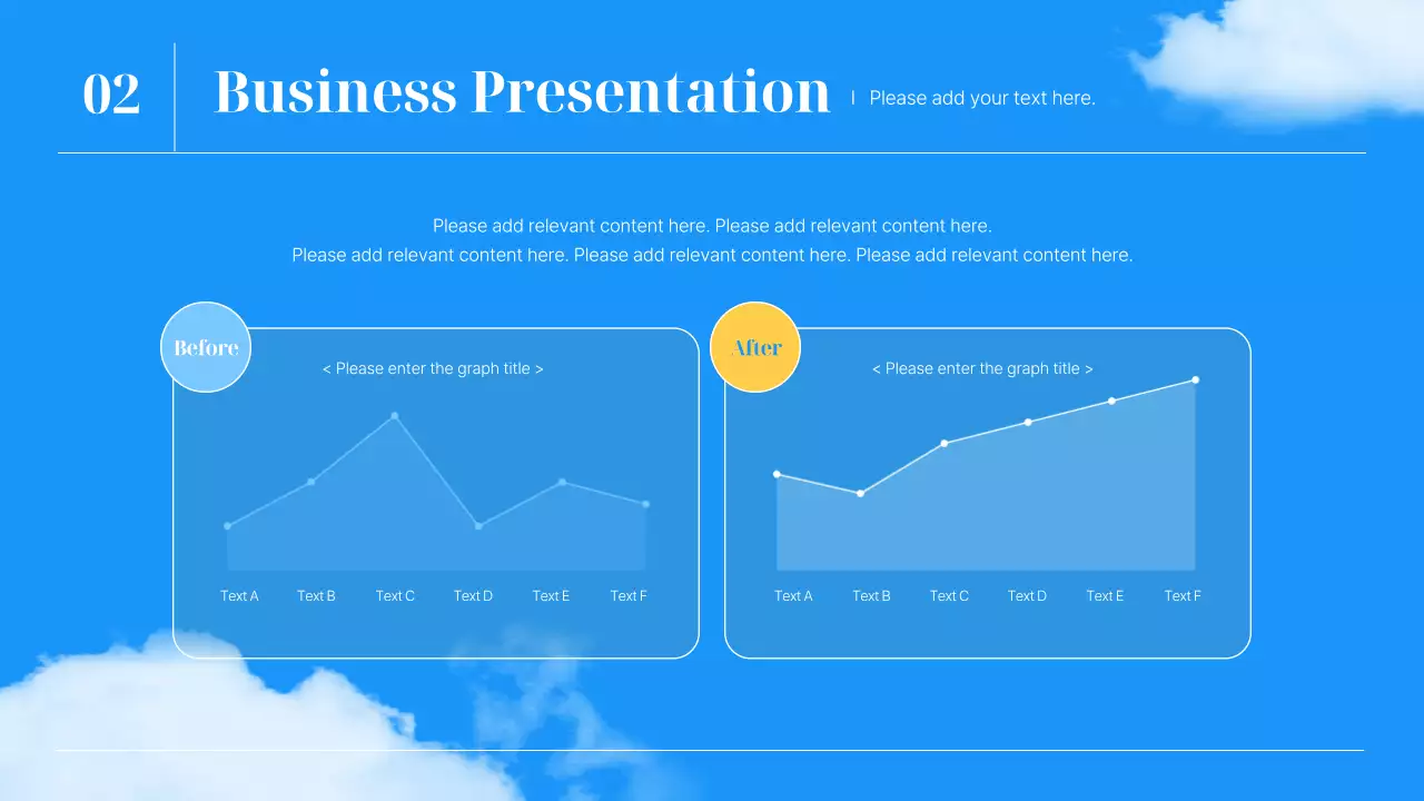 블루 모던 비즈니스 프레젠테이션