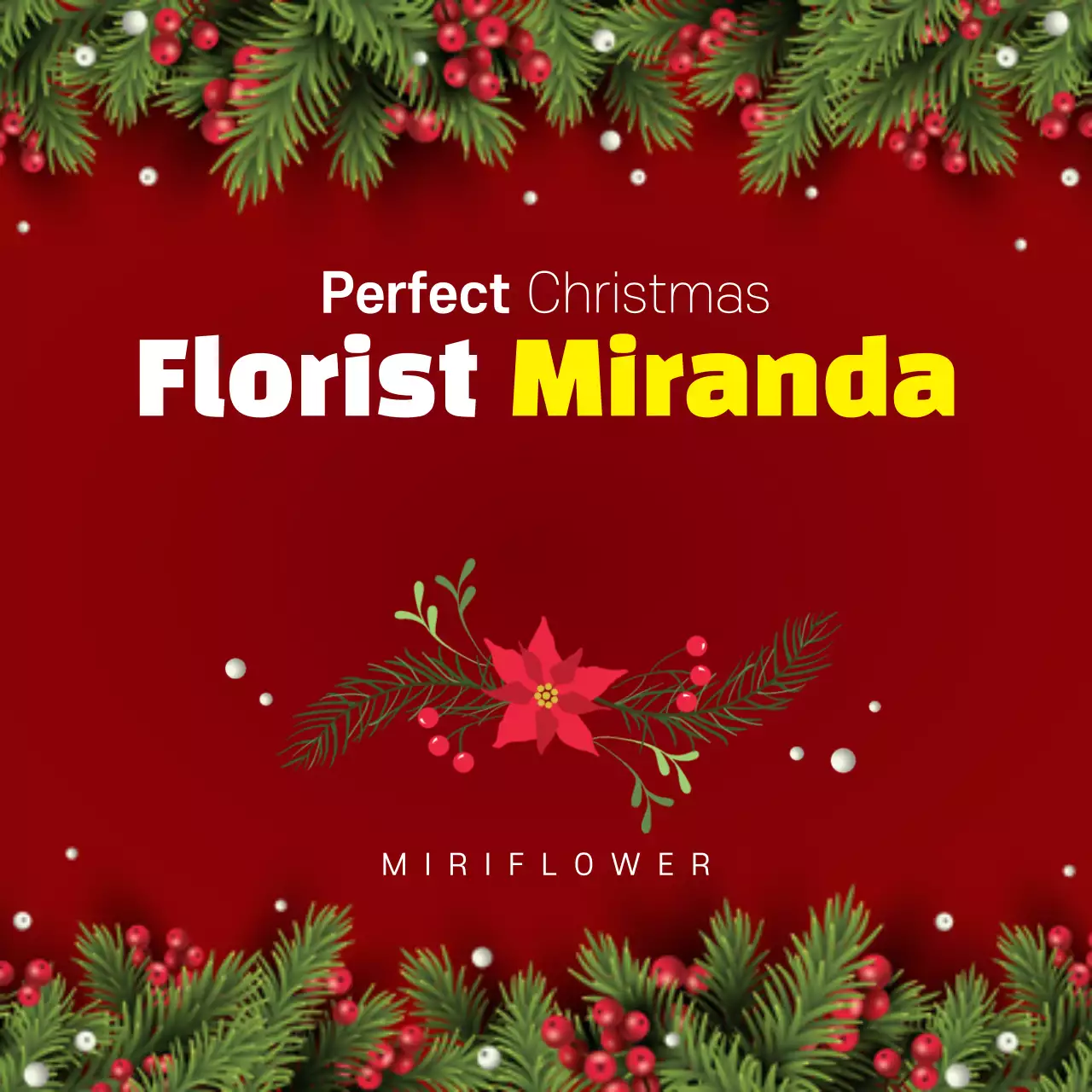 Biểu ngữ quảng cáo Giáng sinh truyền thống màu đỏ