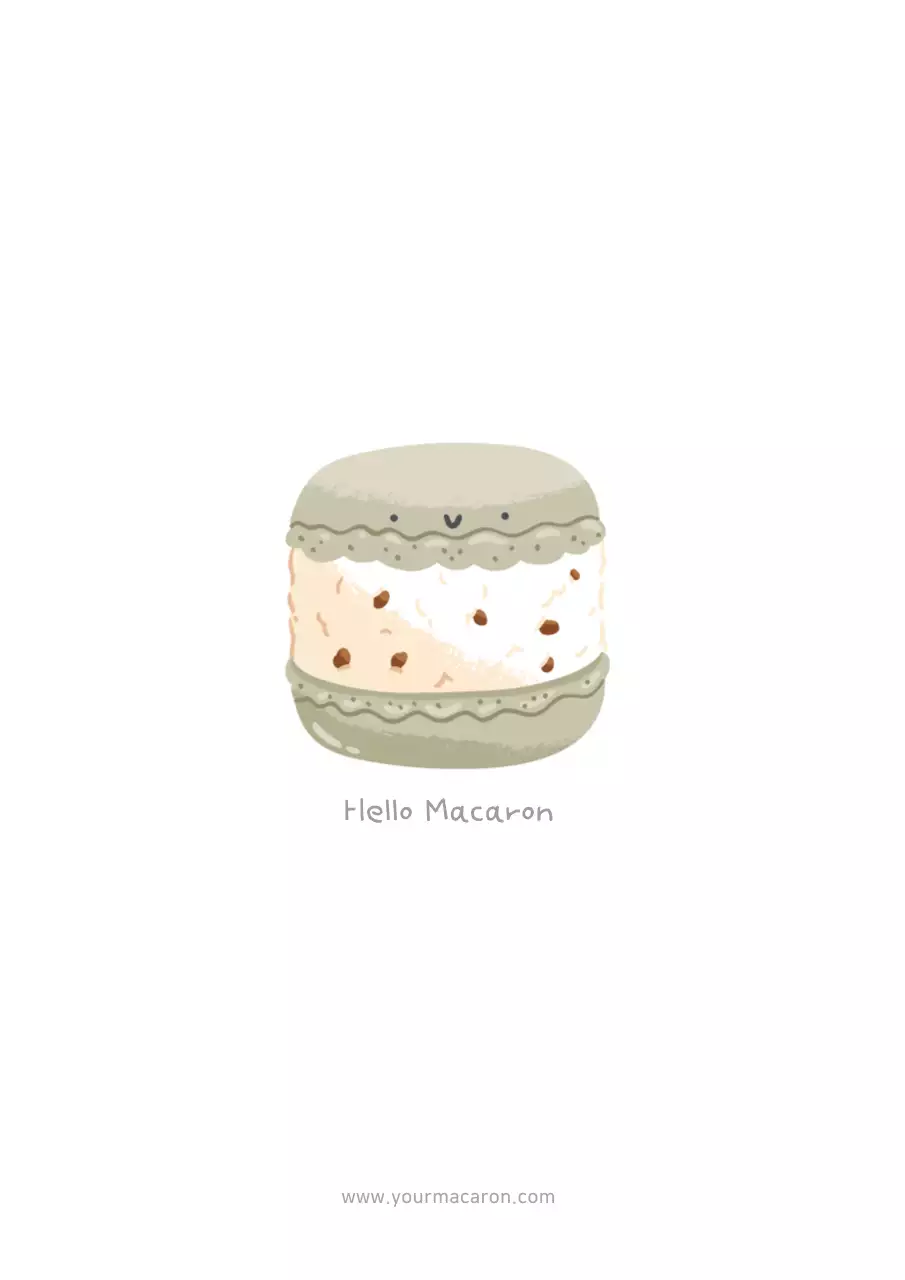 Beige Minimal Dessert Menu Poster