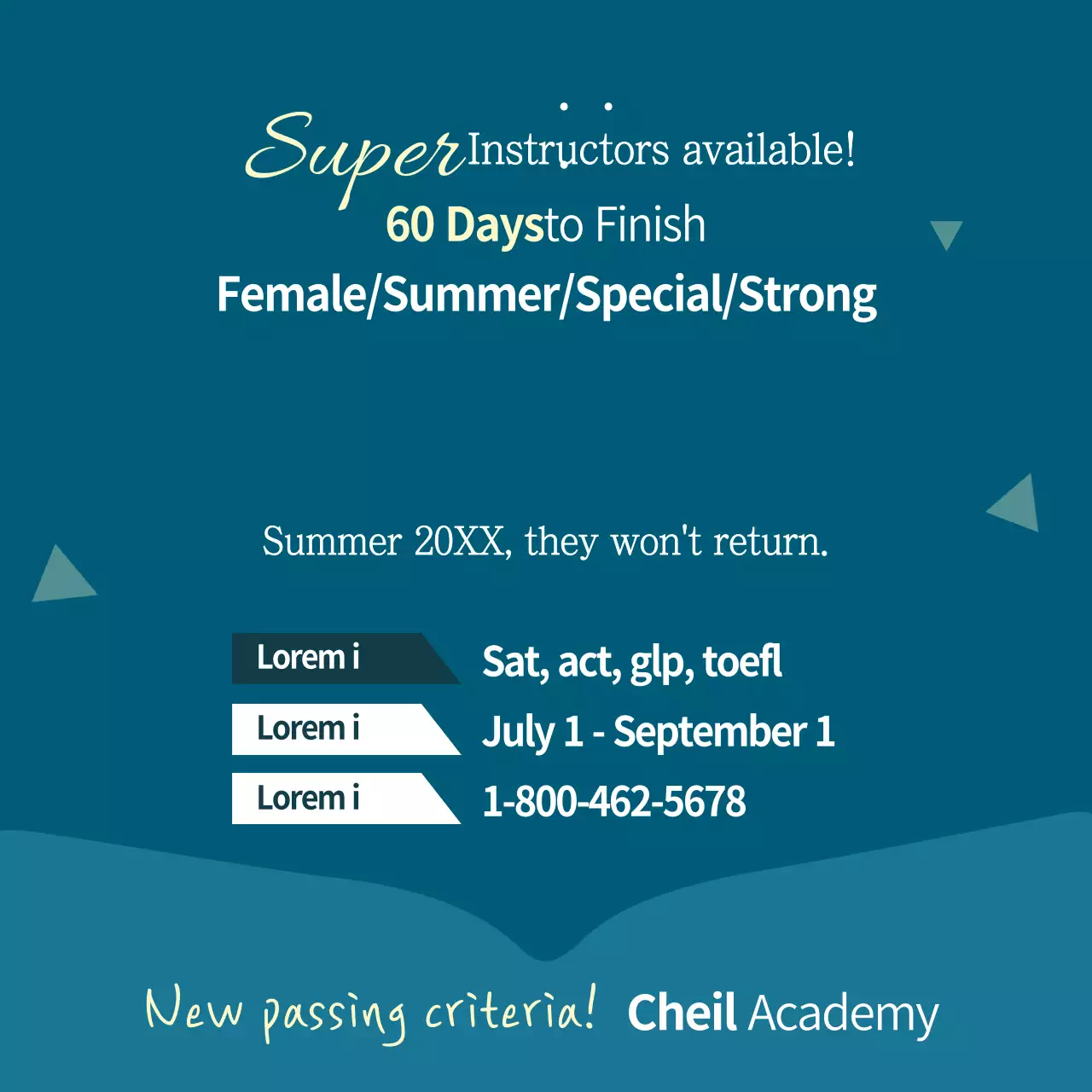 Teal Modern Education Promotion Banner