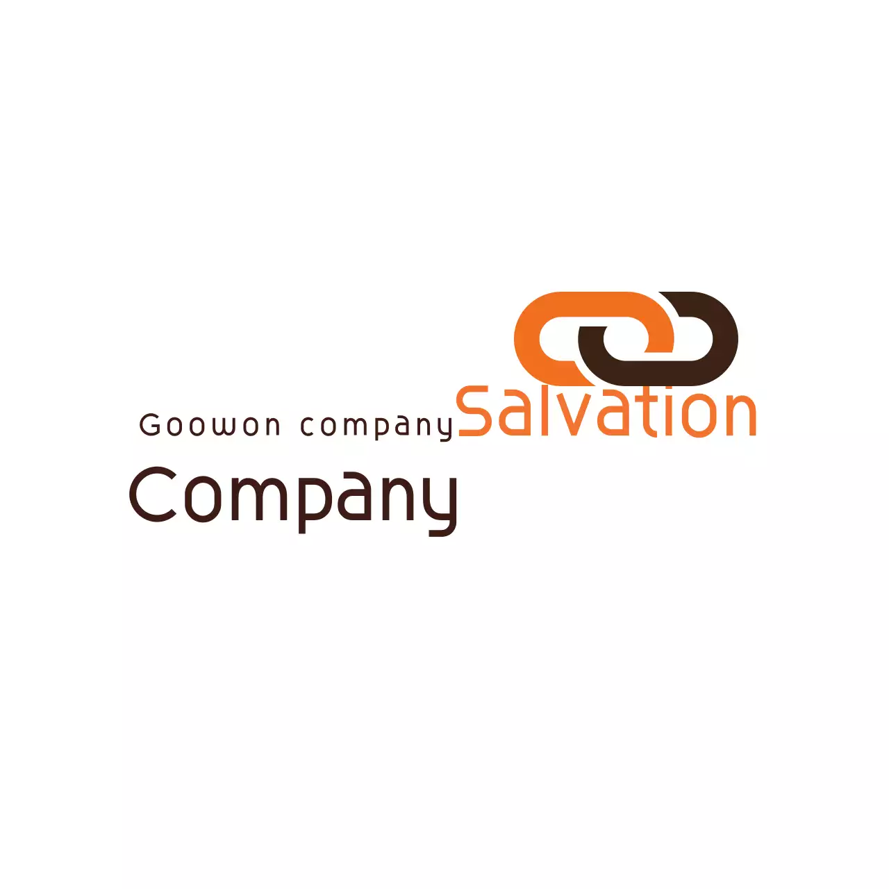Orange Minimal Company Logo