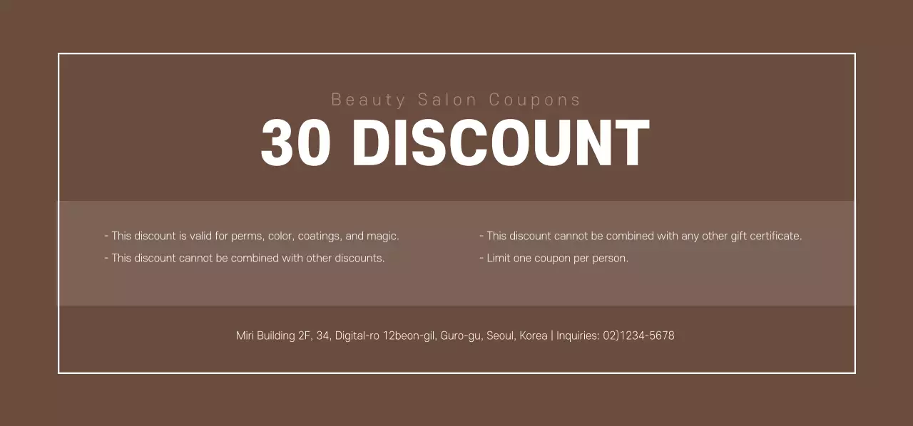 A beauty salon with a brown, calming feel