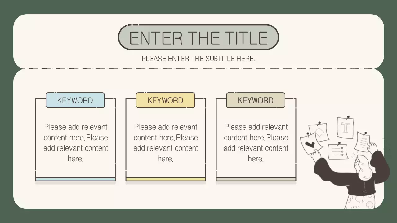 Beige Minimal Document Presentation