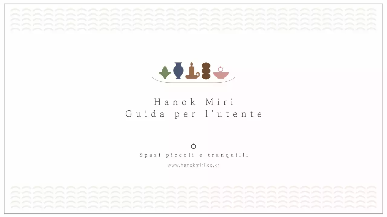 Uno spazio hanok in affitto con forme avorio e sentimentali