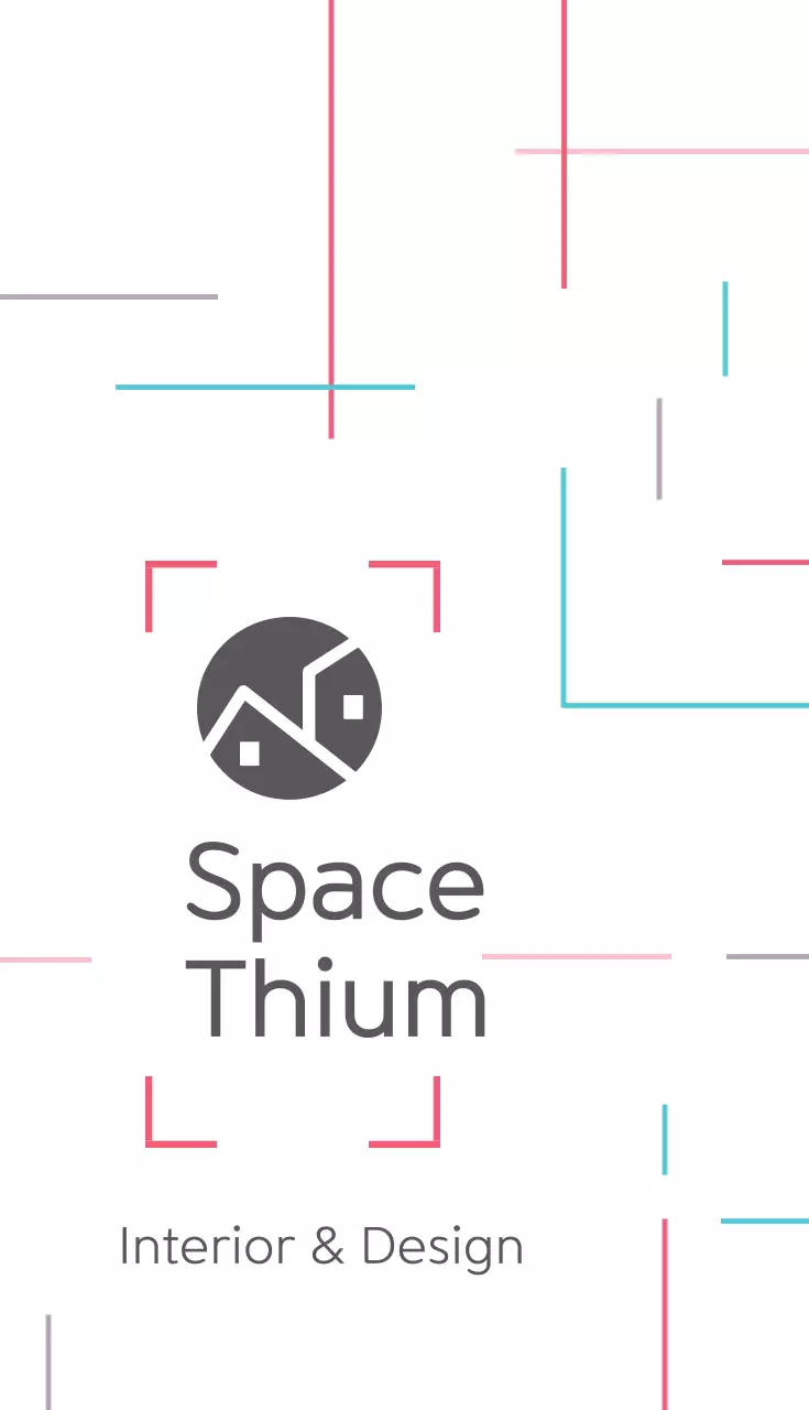 White Modern Interior Business Card