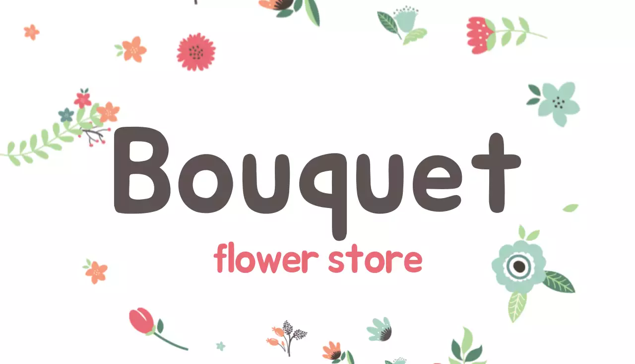 White Floral Flower Promotion Banner