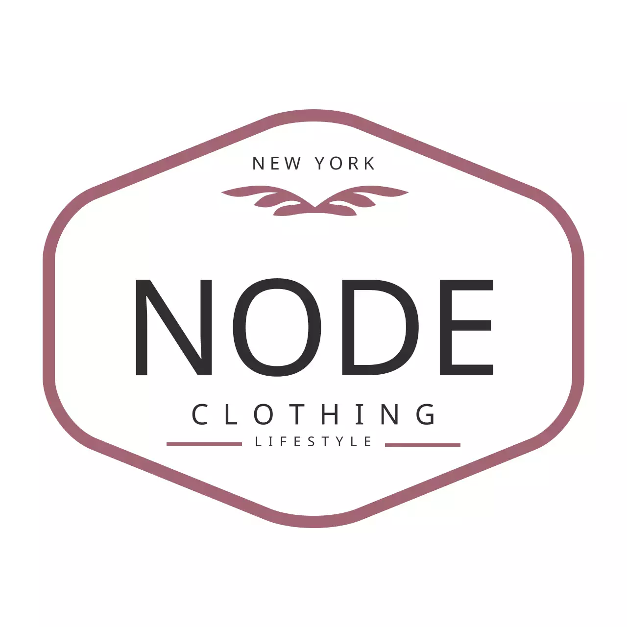 Wine Minimal Lifestyle Promotion Logo