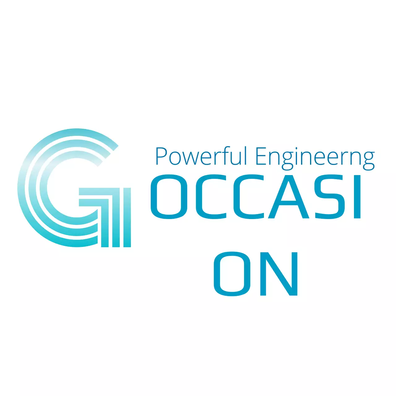 Blue Modern Engineering Event Logo