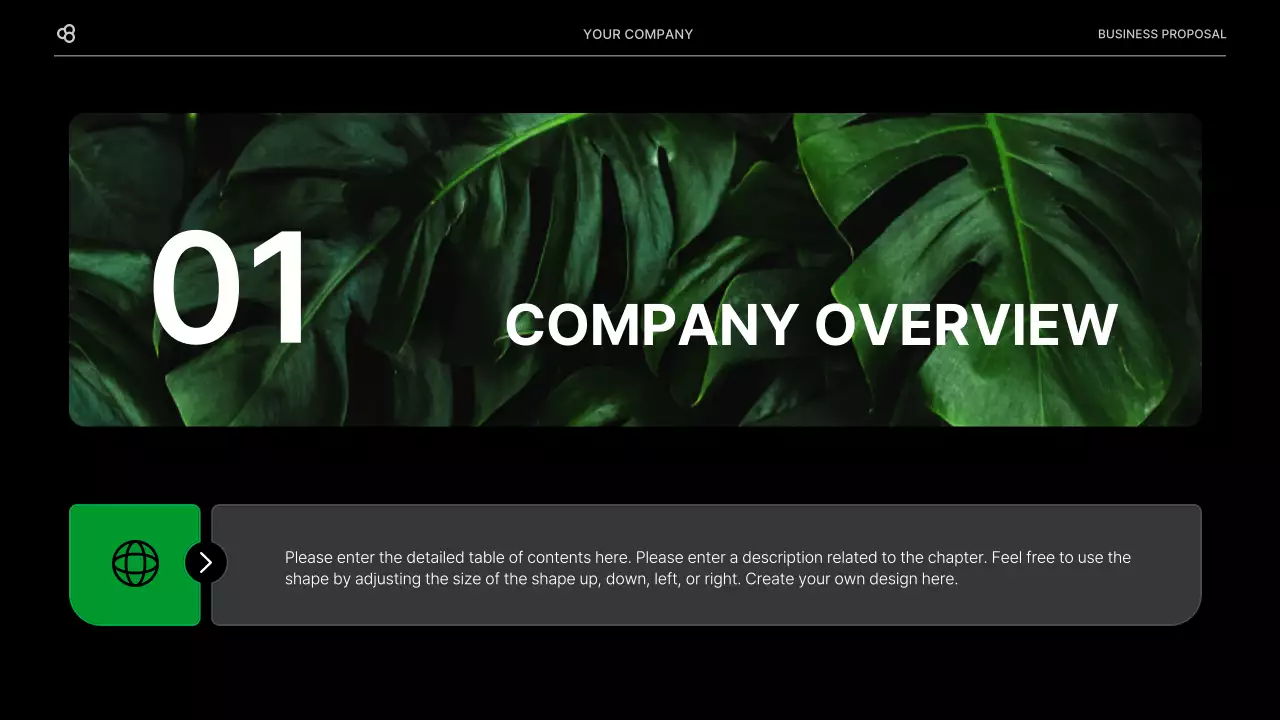 Black Modern Business Proposal Document Presentation