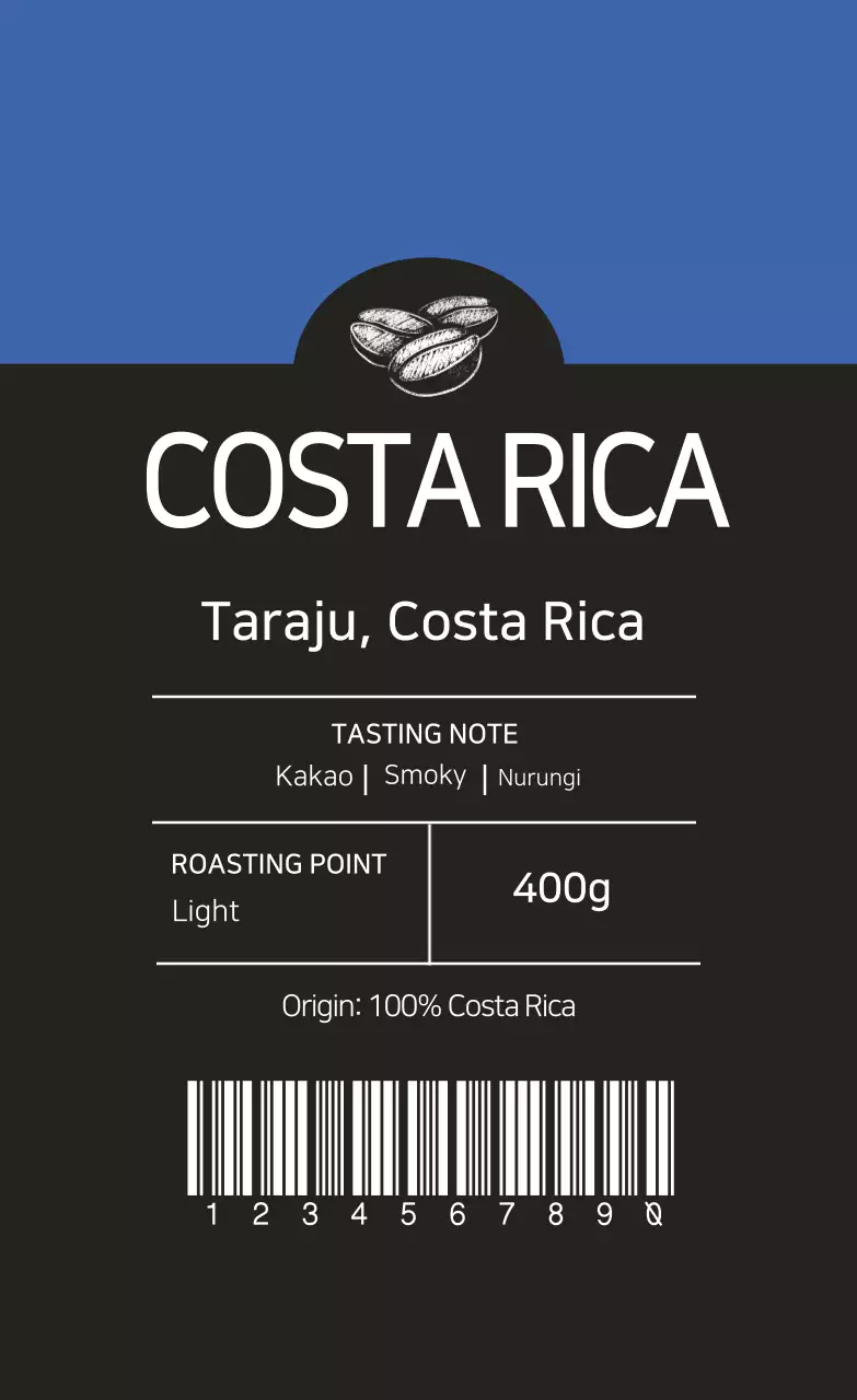 Hạt cà phê Taraju của Costa Rica