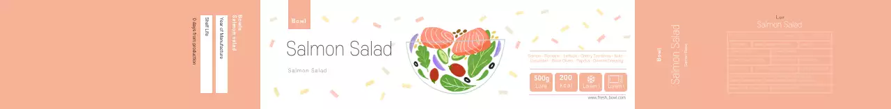 Salad Salmon Bersih Pastel