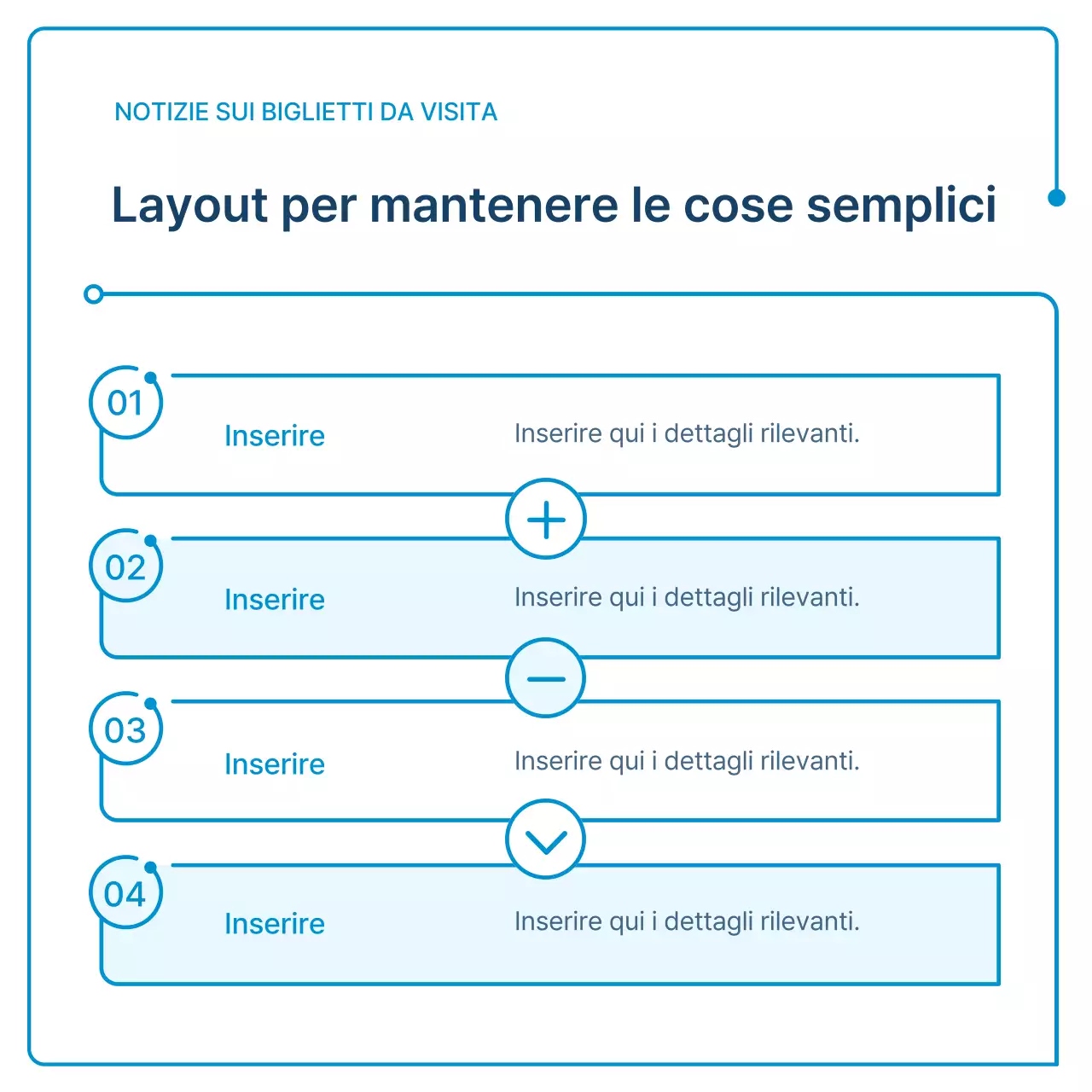 Una guida alle newsletter aziendali in geometria bianca e blu