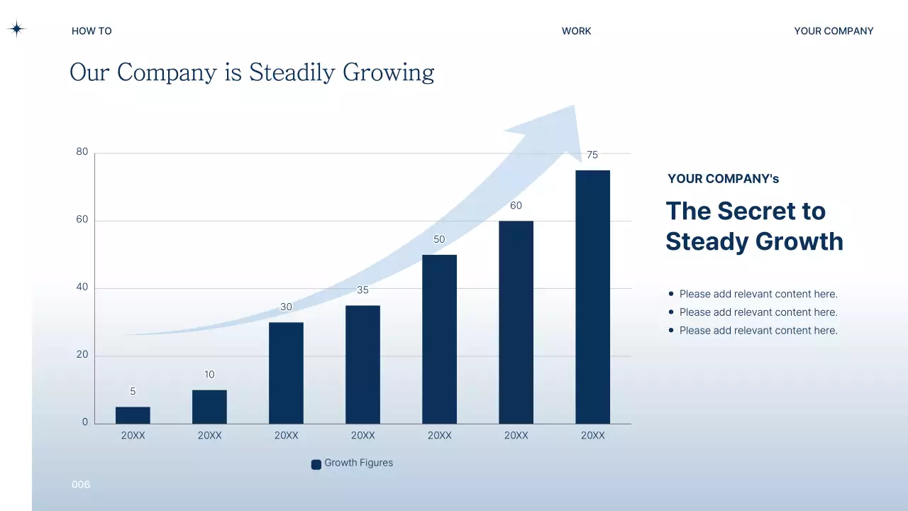 Navy blue modern business PT proposal