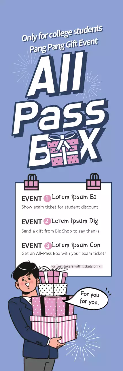 Aprovação total com um bilhete de exame!