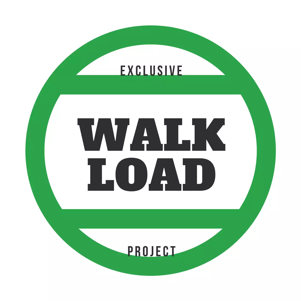 Green Minimal Project Announcement Logo