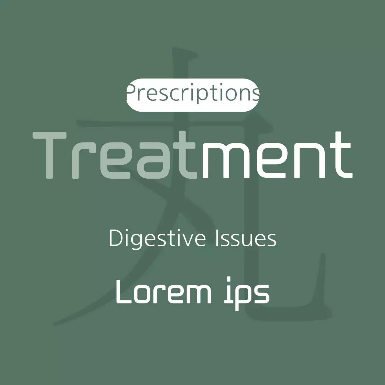 Spanduk Panduan Kesehatan Minimal Hijau