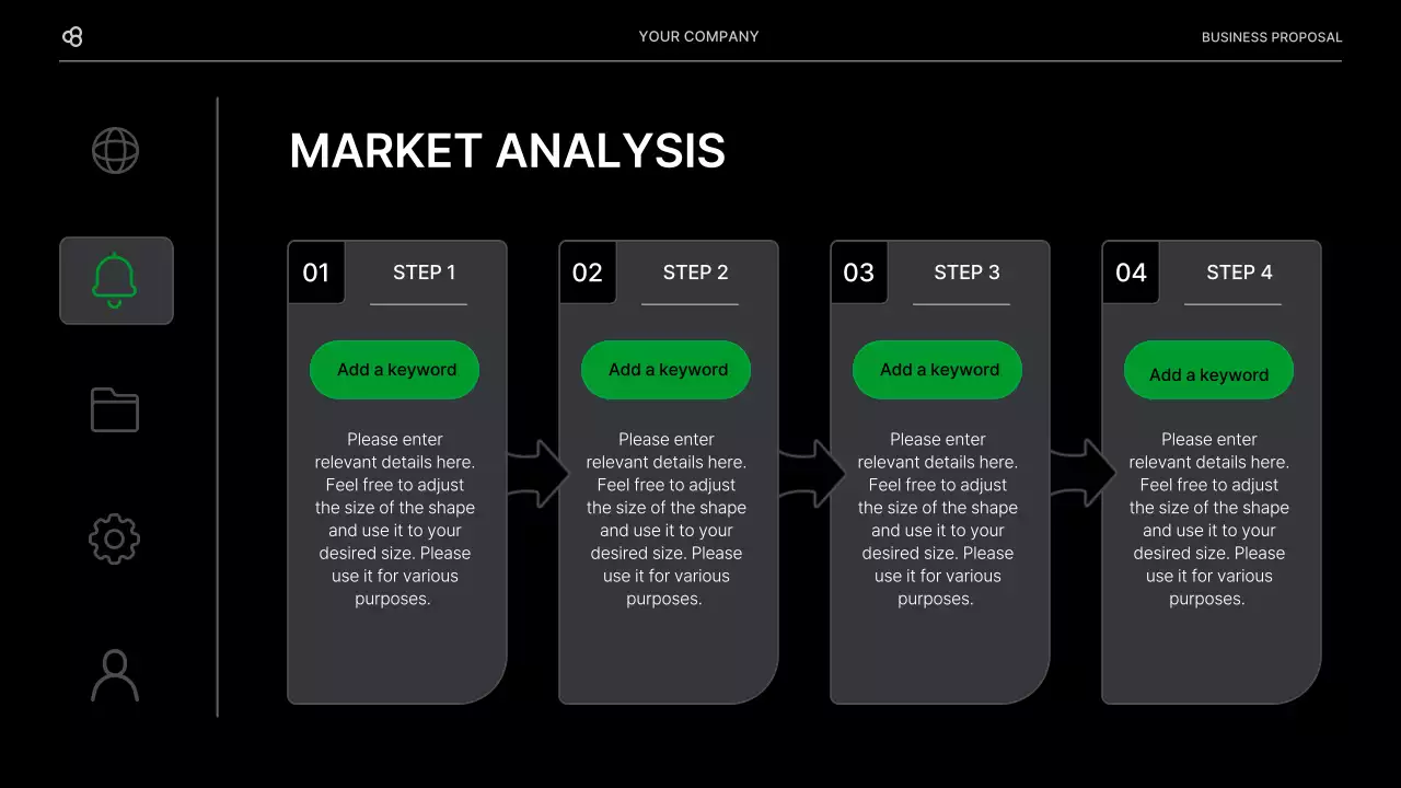 Black Modern Business Proposal Document Presentation