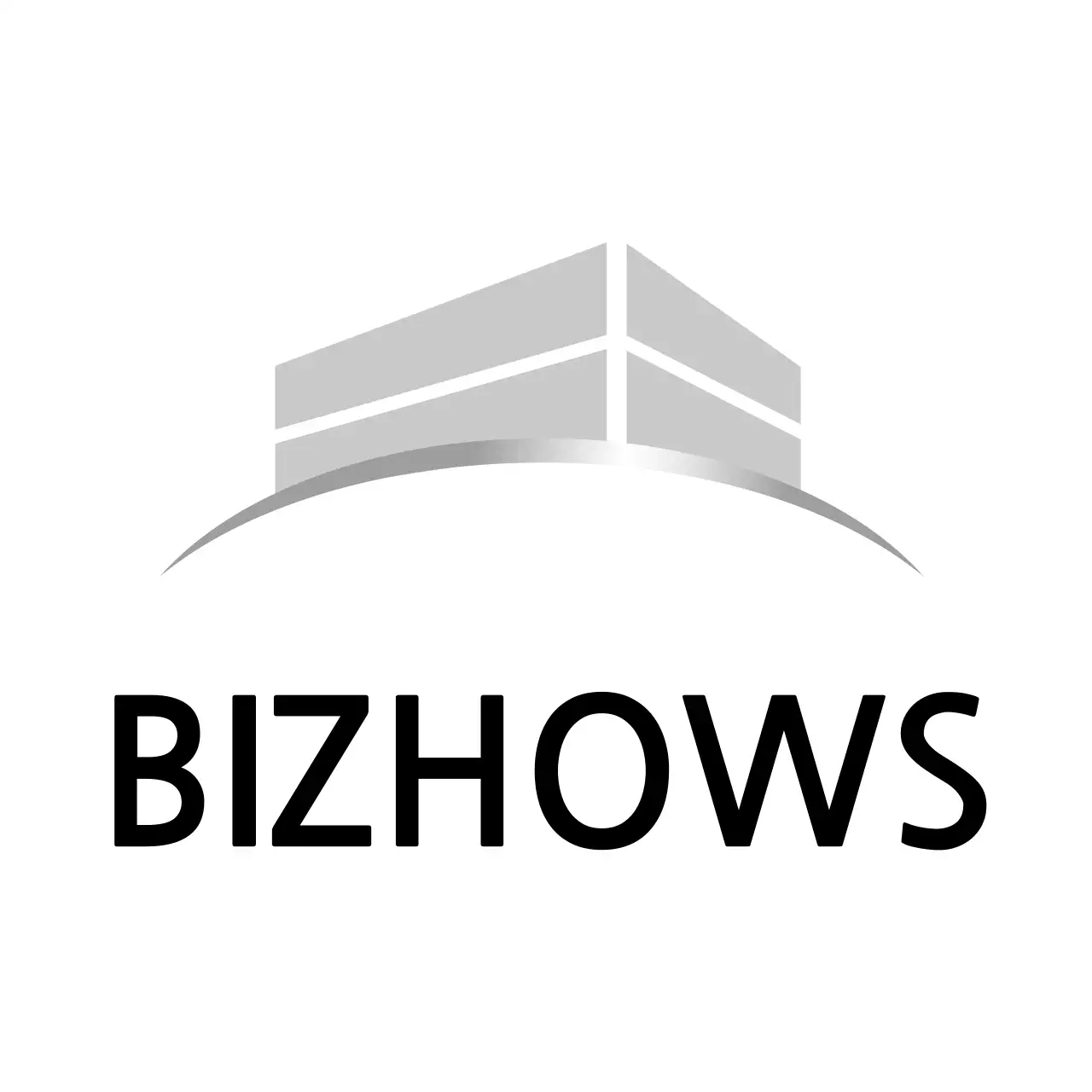 Grey Modern Business Card Logo