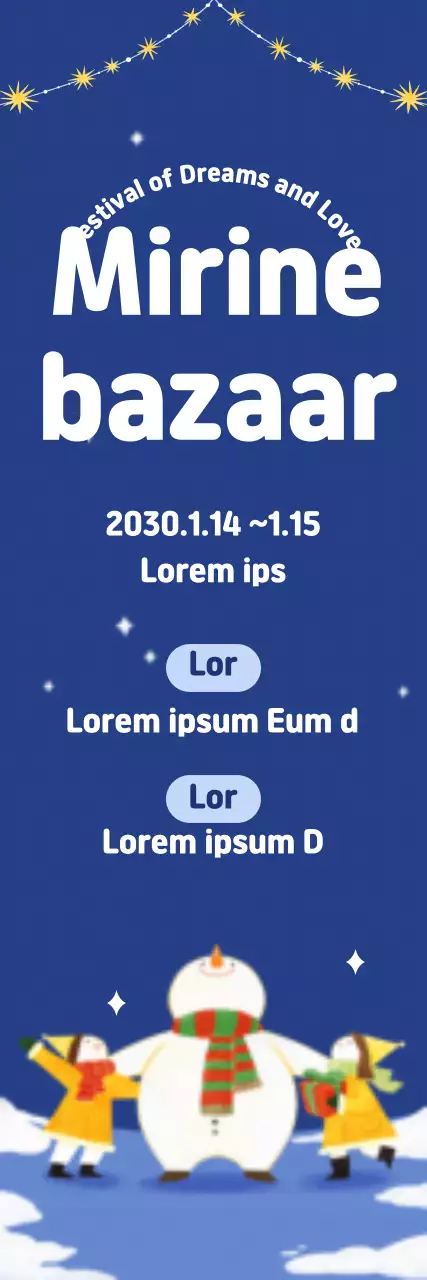 Banner de anúncio do Blue Modern Festival