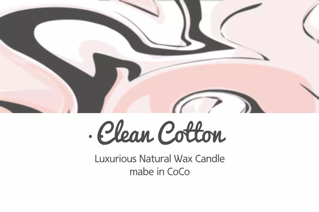 Banner de anúncio de vela rosa elegante