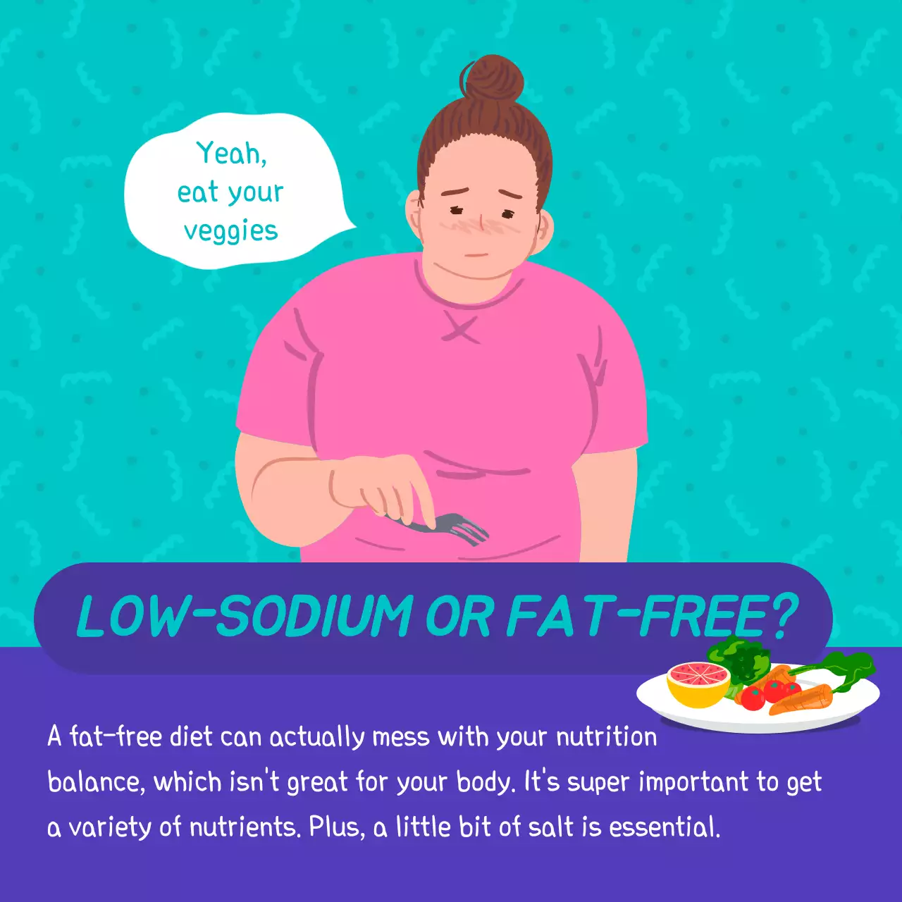 Guia de dieta moderna azul Carrossel do Instagram