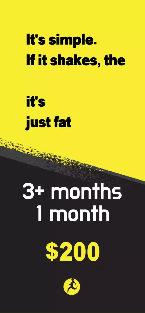 Attention-grabbing health banner with colorful yellow accents on a black background