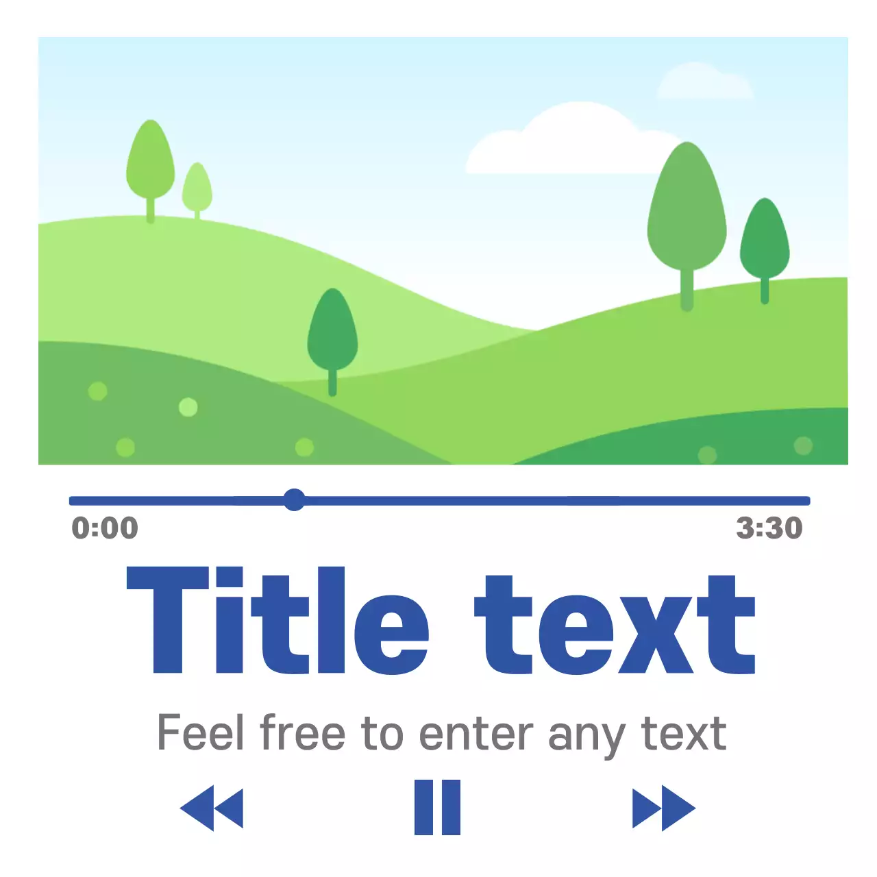 Green Minimal Audio Guide Banner