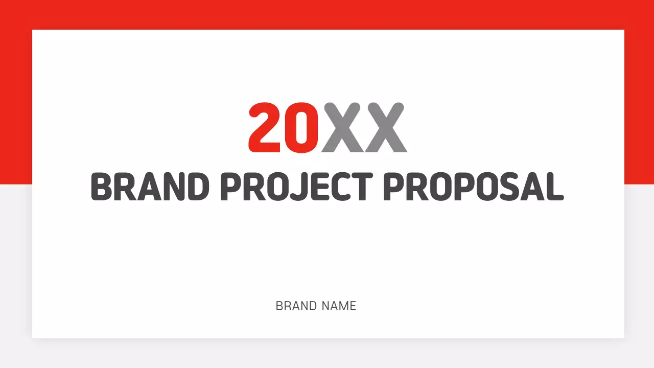 Red Modern Project Proposal Document Presentation